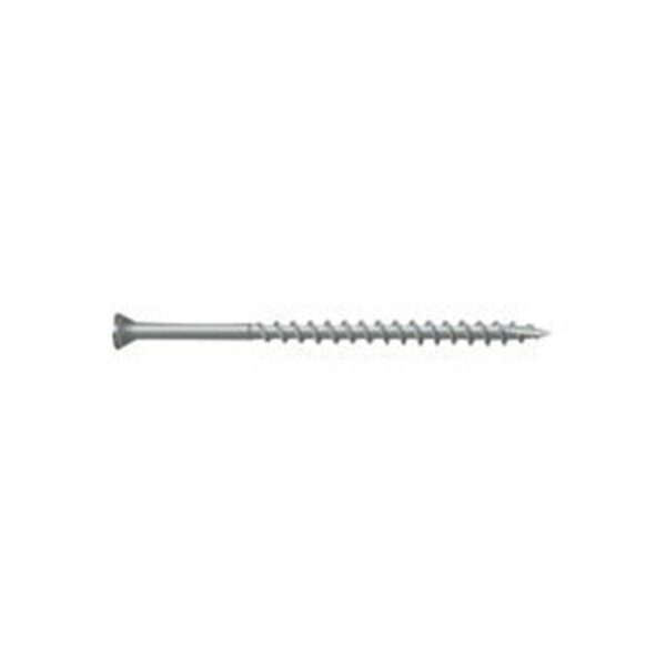National Nail CAMO Screw, #8 Thread, 2-1/2 in L, Trim Head, Star Drive, Type 17 Slash Point, 316 Stainless Steel 0350150S